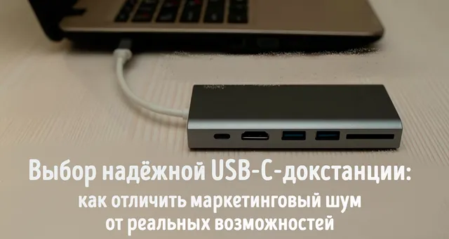 Иллюстрация к статье «Не доверяйте маркировке USB‑C‑док‑станции: 4»